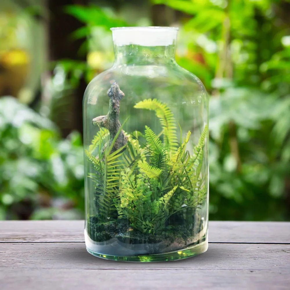 Artificial Glass Jar Scene